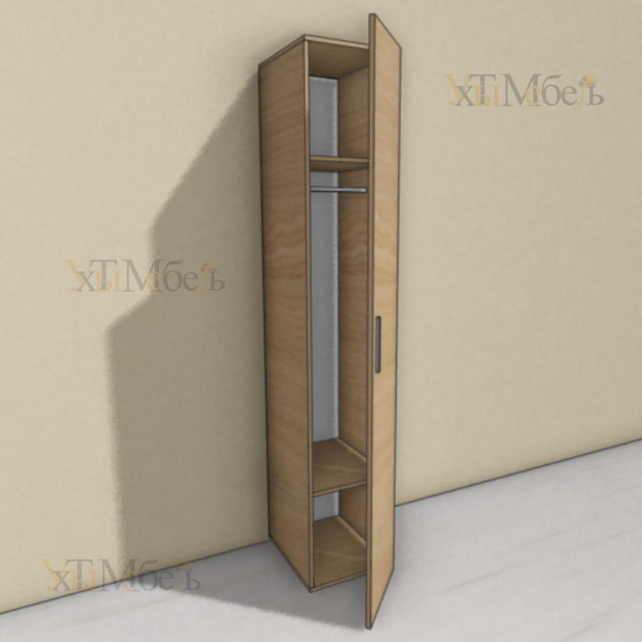 Шкаф одностворчатый пенал ПМ1 — изображение 6