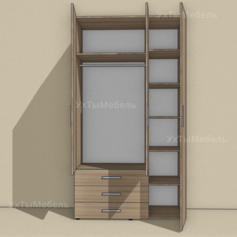 Шкаф трёхстворчатый ТМ7