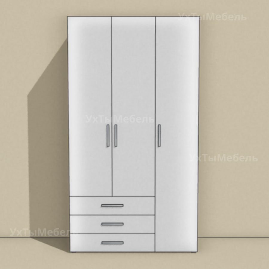 Шкаф трёхстворчатый ТМ7 — изображение 2